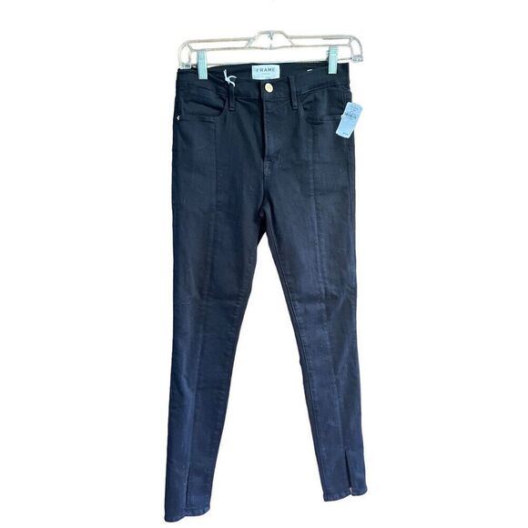 Frame Womans * Le High Skinny * Black * Jeans Sz 27 NWT - Picture 1 of 7